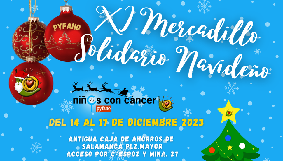 Regresa el Mercadillo Solidario de PYFANO para ayudar a los niños con cáncer